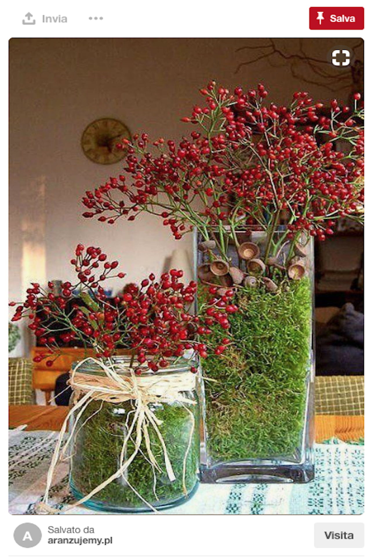 Centrotavola Natalizio Idee Da Pinterest Con Bacche Pigne E Candele Centrotavola Natalizio Idee Da Pinterest Con Bacche Pigne E Candele