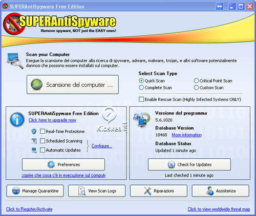 SCARICARE ANTISPYWARE GRATIS ITALIANO